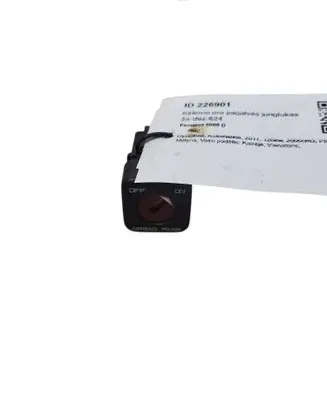 Passenger airbag on/off switch