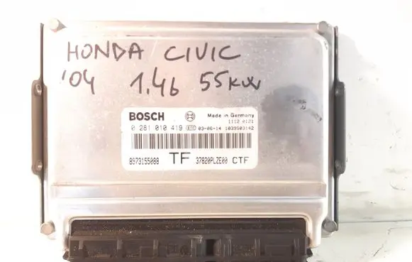Honda Civic Engine control unit/module 0281010419 8973155088 37820PLZE00