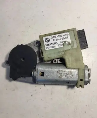BMW 7 E65 E66 Sunroof control unit/module 6935690 5WK11464 02014330322
