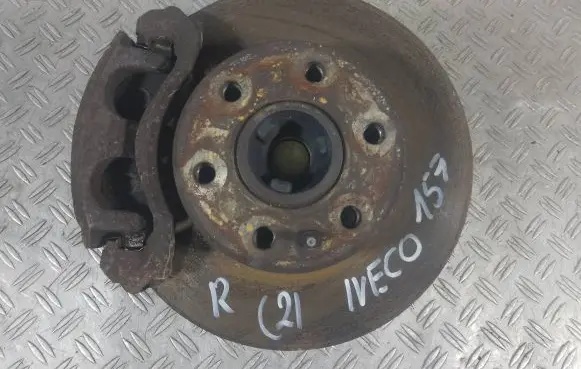 Front wheel hub spindle knuckle