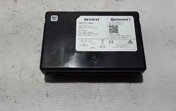Renault Kadjar GPS navigation control unit/module 282757104R