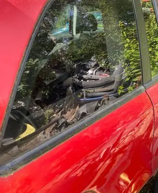 Opel Zafira B Rear side window 43R00021 E000190 5600000