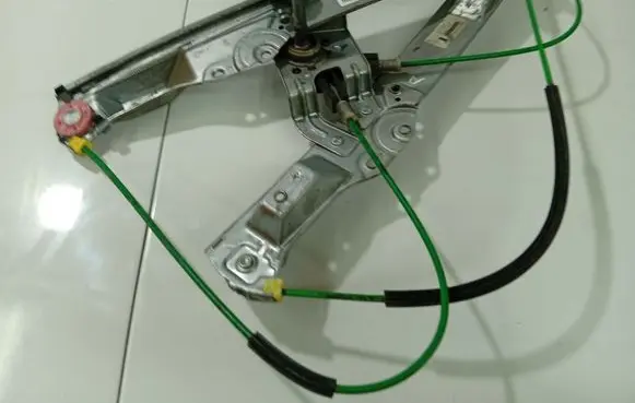 Opel Corsa D Sliding door window regulator with motor 541613212