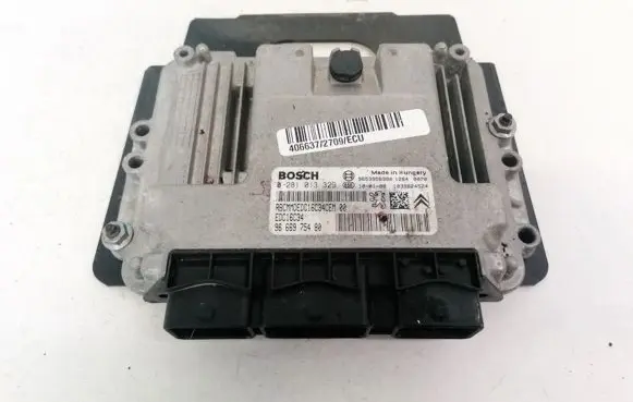Peugeot Partner Engine control unit/module 9666975480 0281013329