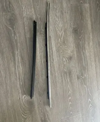 Hyundai Santa Fe Rear door glass trim molding