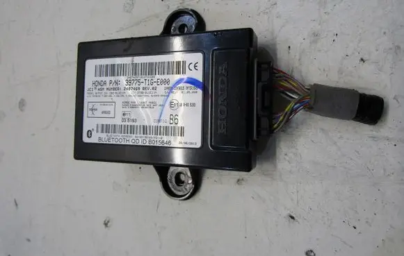 Honda CR-V Bluetooth control unit module 39775-T1G-E000