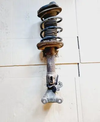 Mercedes-Benz C W204 Front shock absorber with coil spring A2043202766