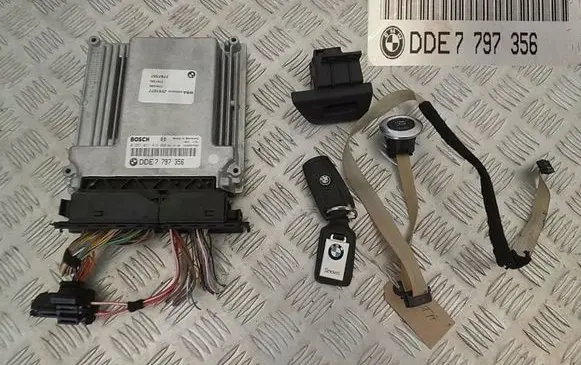 Engine ECU kit and lock set