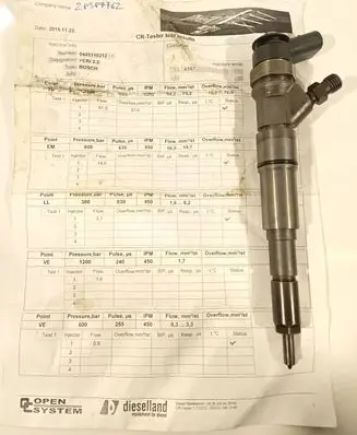 BMW 5 E60 E61 Fuel injector 7794652 0445110 48116