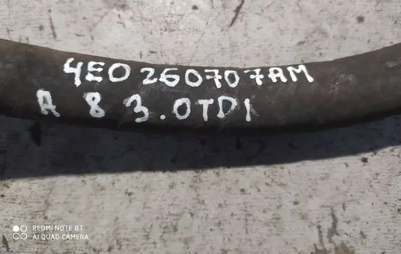 Audi A8 S8 D3 4E Air conditioning (A/C) pipe/hose 4E0260707AM 30TD1