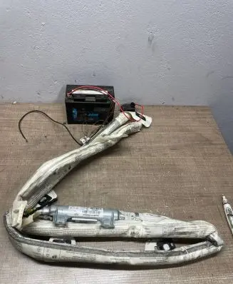 Front door airbag