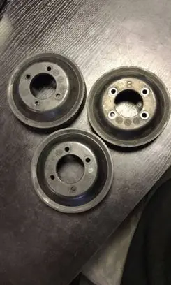 BMW 3 E46 Water pump pulley 1436590