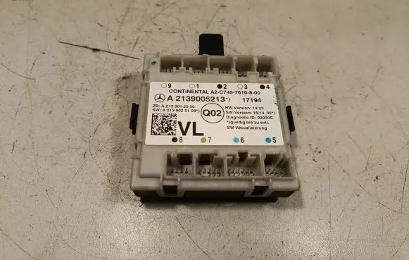 Mercedes-Benz E W213 Door control unit/module A2139005213