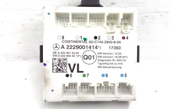 Mercedes-Benz GLC C253 Door control unit/module A2229001414 A2229015403 A2229023213