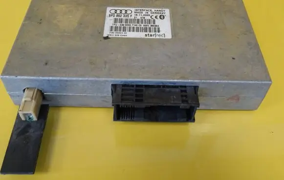 Audi A4 S4 B6 8E 8H Bluetooth control unit module 8P0862335F