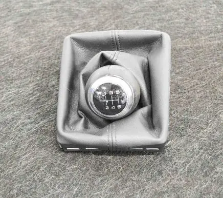 Gear lever shifter trim leather/knob