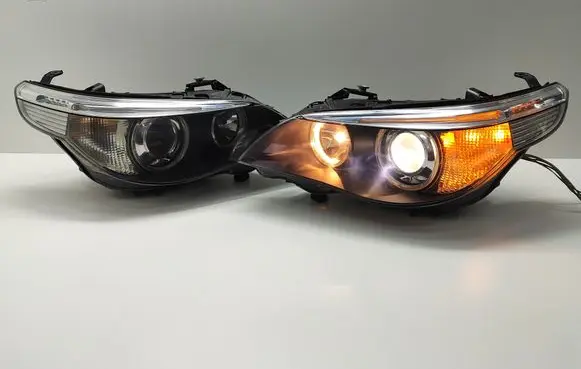 BMW 5 E60 E61 Headlights/headlamps set 162396 15876200 15933200