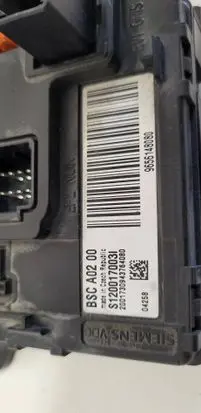 Peugeot 407 Fuse module 9656148080 BSCA0200 S120017003L