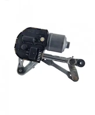 Front wiper linkage and motor