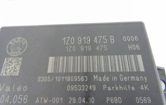 Skoda Yeti (5L) Parking PDC control unit/module 1Z0919475B