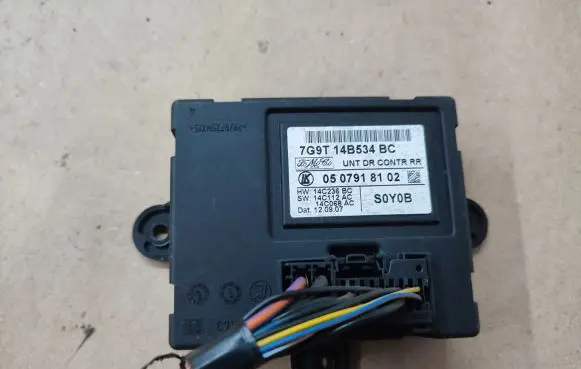 Ford Mondeo MK IV Door control unit/module 7G9714B534BC