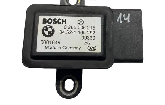 BMW 3 E46 ESP acceleration yaw rate sensor 1165292 34521165292 0265005215