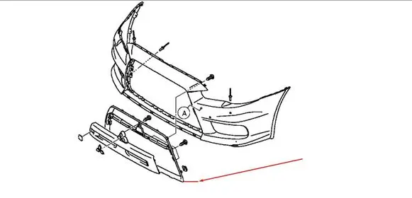 Mitsubishi Lancer Evolution X Front grill 7450A372