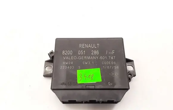 Renault Laguna II Parking PDC control unit/module 8200051286 220403S