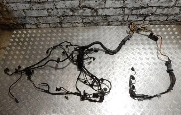BMW 5 E60 E61 Engine installation wiring loom 7795366 7795365 55348