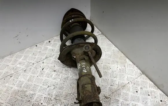 Front shock absorber with coil spring
