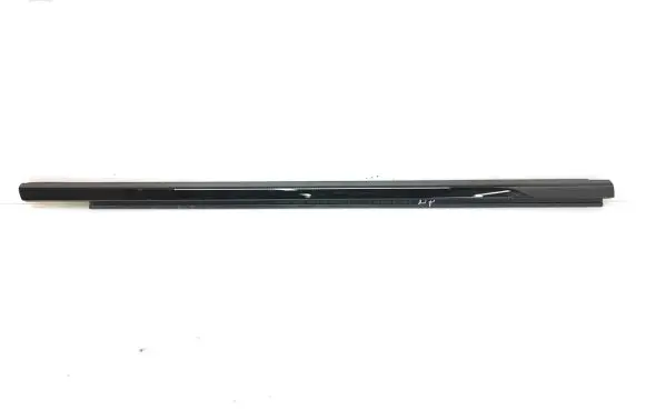 Front door glass trim molding
