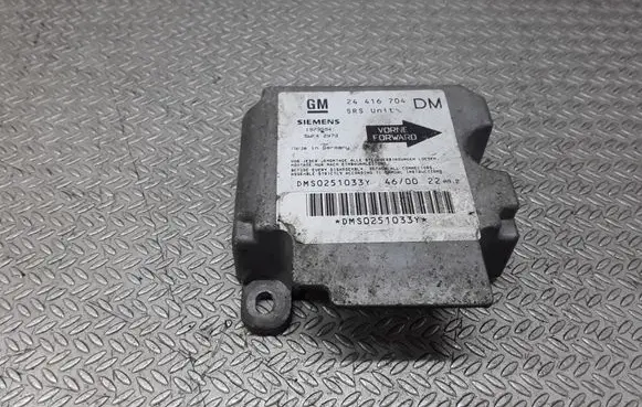 Opel Zafira A Airbag control unit/module 24416704DM 5WK42978