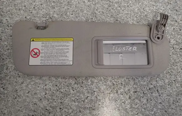 Hyundai Veloster Sun visor