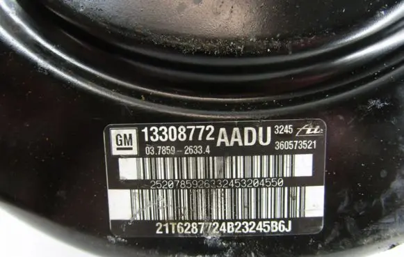 Opel Zafira C Brake booster 13308772AADU
