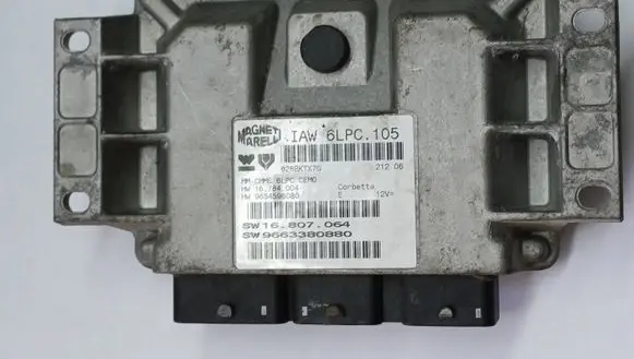 Peugeot 207 Engine control unit/module 9663380880 IAW6LPC105