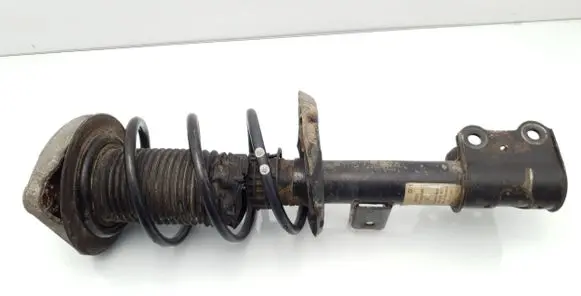 Front shock absorber with coil spring