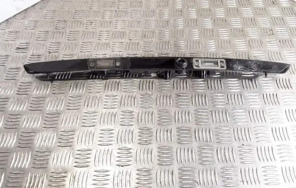 Trunk door license plate light bar