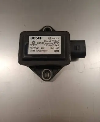 Audi A8 S8 D3 4E ESP acceleration yaw rate sensor 8E0907637A 0025366 0265005245