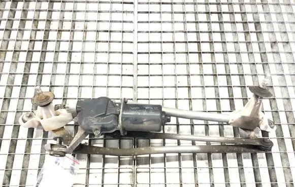 Front wiper linkage and motor