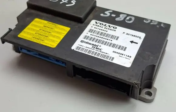 Volvo S80 Airbag control unit/module 30798509 00403611A9 007022800874