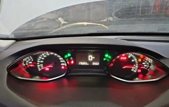Peugeot 308 Speedometer (instrument cluster) 9822776780 IMPRK1549951