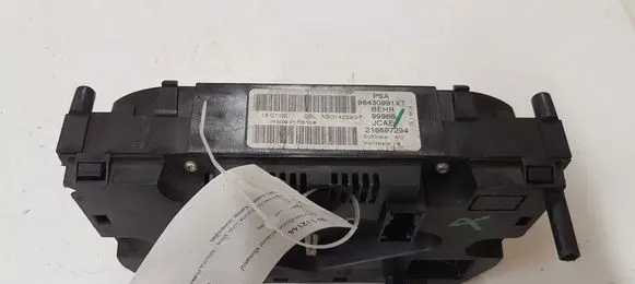 Peugeot 307 Climate control unit 216673905 96430991XT 216697294