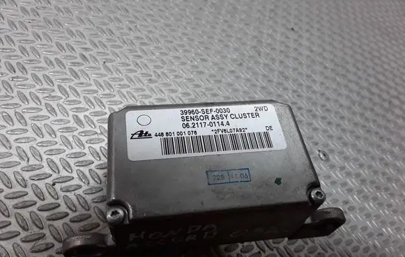 ESP acceleration yaw rate sensor