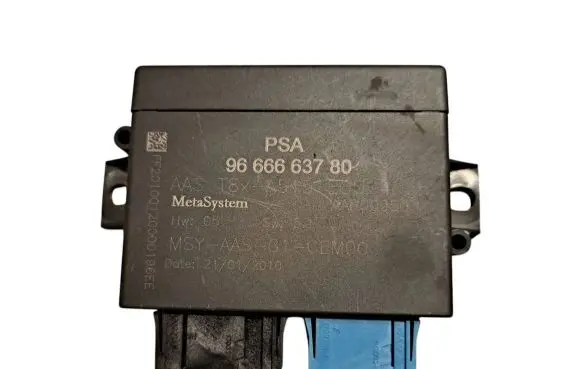 Peugeot 3008 I Parking PDC control unit/module 9666663780