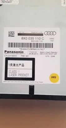 Audi A5 8T 8F CD/DVD changer 8X0035110C 8X0035110 CXCA1993G