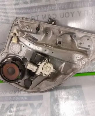 Sliding door window regulator with motor