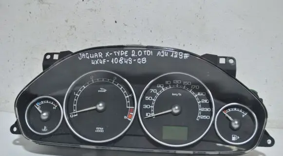 Jaguar X-Type Speedometer (instrument cluster) 4X4F10849GB