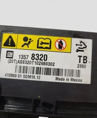 Opel Insignia A Airbag control unit/module 13578320 41086901 AS8320T102680302