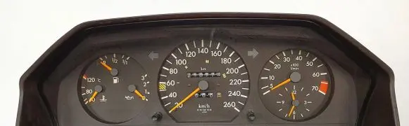 Mercedes-Benz E W124 Speedometer (instrument cluster) 1244404347