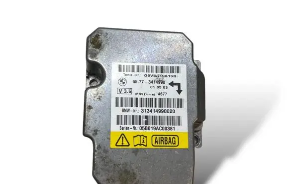 BMW X3 E83 Airbag control unit/module 3414990 G9V5A19A15B 313414990020